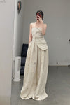 marc le bihanless strap jacket 2643 off White rice white